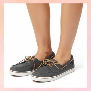 Keds Women Gray Shoes Canvas Lace Up Size 8.5